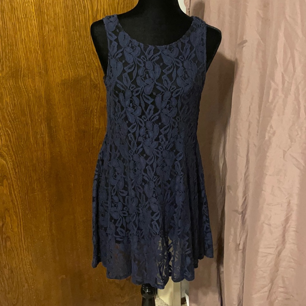 🔥🔥Free People “Miles of lace” lined mini dress,sz.M - Picture 1 of 2